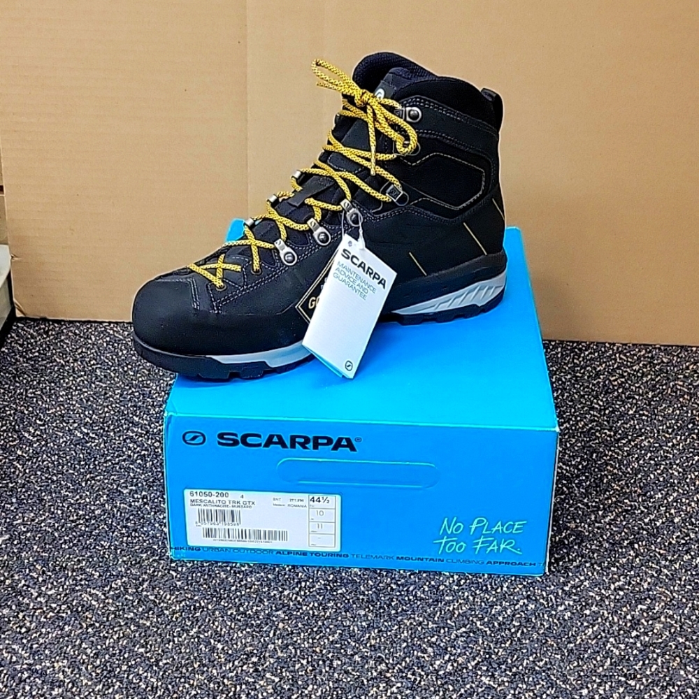 SCARPA Mountain Climbing Shoes, US Men's size 11,